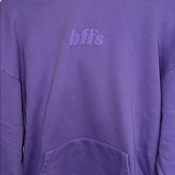 Purple Hoodie and Sweatpants with Embossed Logo - Picture 2 of 8